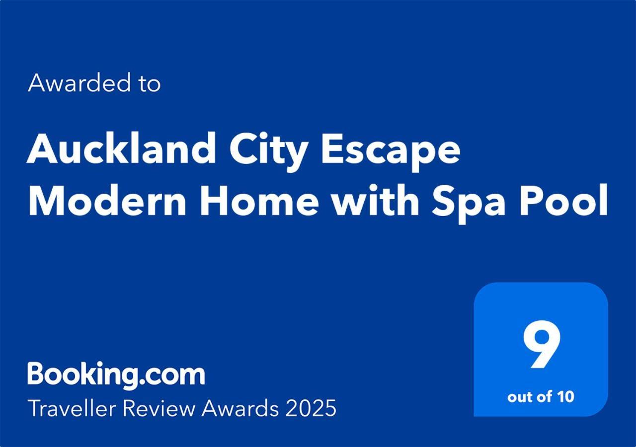 Auckland City Escape Modern Home With Spa Pool Bagian luar foto